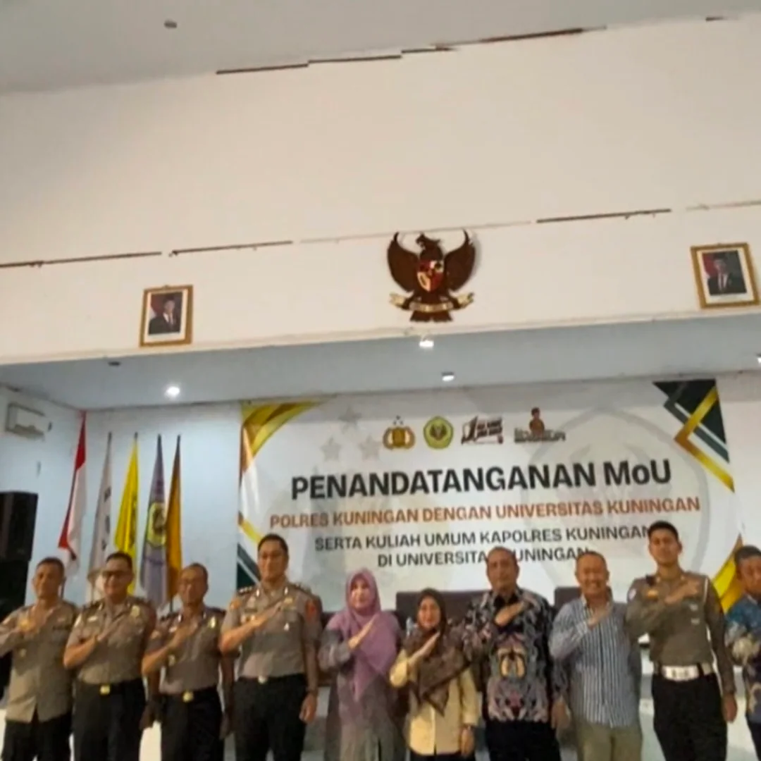 Polres kuningan dan universitas kuningan